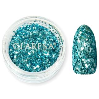 Claresa Pyłek Ozdoba Do Paznokci Disco - Cerulean