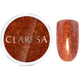 Claresa Pyłek Ozdoba Do Paznokci Efekt Holo - Orange
