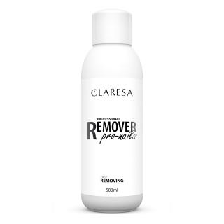 Claresa Remover Pro-Nails Płyn Do Usuwania Masy Żelowej, Lakieru Hybrydowego 500ml