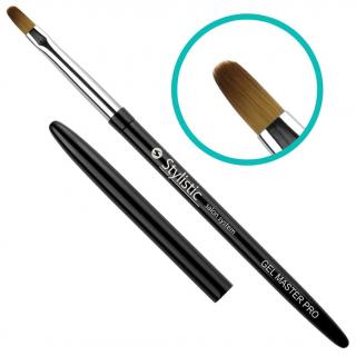 Claresa Stylistic Pędzelek Do Żelu Gel Master Pro - Owalny