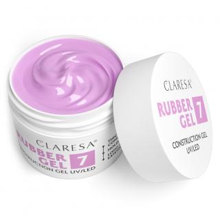 Claresa Żel Budujący Do Paznokci Rubber Gel 12 g - Nr 7 Delikatny Fiolet