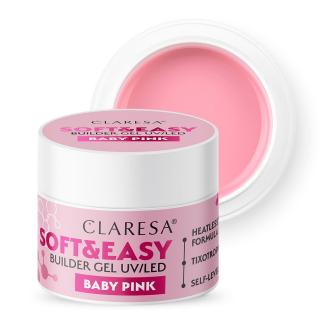 Claresa Żel Budujący Soft  Easy Builder Gel 12 g - Baby Pink