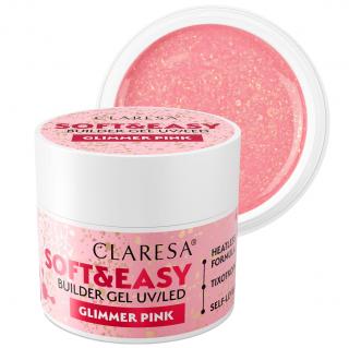 Claresa Żel Budujący Soft  Easy Builder Gel 12 g - Glimmer Pink