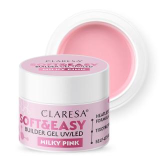 Claresa Żel Budujący Soft  Easy Builder Gel 12 g - Milky Pink