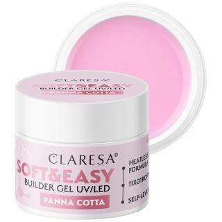 Claresa Żel Budujący Soft  Easy Builder Gel 12 g - Panna Cotta