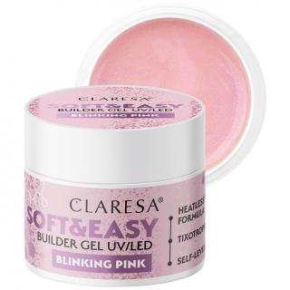Claresa Żel Budujący Soft  Easy Builder Gel 45 g - Blinking Pink