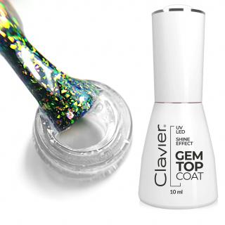 Clavier Gem Top Coat No Wipe 10 ml - G03 Opal