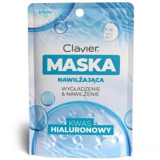 Clavier Maska w Płacie Nawilżająca z Kwasem Hialuronowym 25 ml