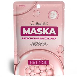 Clavier Maska w Płacie Przeciwzmarszczkowa z Retinolem 25 ml