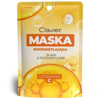 Clavier Maska w Płacie Rozświetlająca z Witaminą C 25 ml
