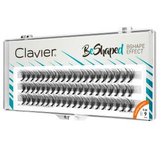 Clavier Rzęsy Kępki BeShaped - 9 mm 0,10 B