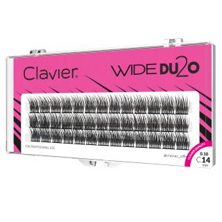 Clavier Rzęsy Kępki Wide Du2o - 14 mm 0,10 C