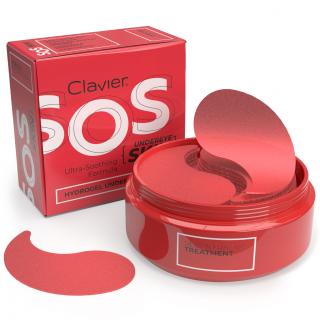 Clavier Żelowe Płatki Pod Oczy SOS Undereye Skin 60 szt - Odbudowa i Regeneracja