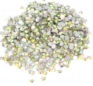 Cyrkonie Ozdoba Do Paznokci Crystal SS5 Srebrne Opalizujące AB - 1440 szt