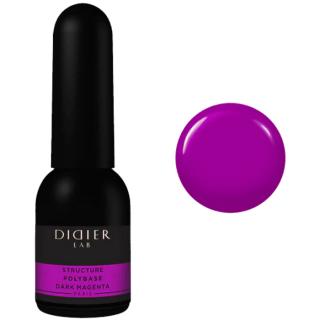 Didier Lab Baza Lakier Kauczukowy Polybase - Dark Magenta 10 ml
