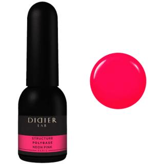 Didier Lab Baza Lakier Kauczukowy Polybase - Neon Pink 10 ml