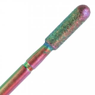 Frez Diamentowy Tęczowy Unicorn 720-6T - Walec Zaokrąglony
