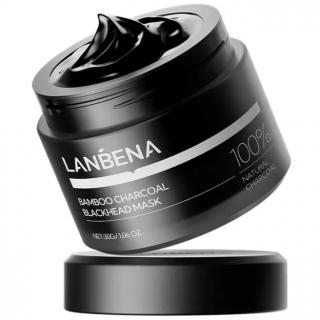 Lanbena Bamboo Charcoal Oczyszczająca Maska Węglowa Na Zaskórniki 30 g