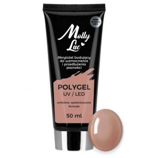 Molly Lac Akrylożel Polygel Budujący 50 ml - Nr 23 Light Brown