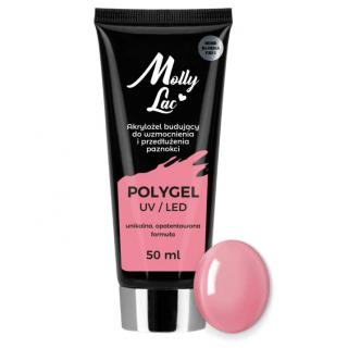 Molly Lac Akrylożel Polygel Budujący 50 ml - Nr 24 Peony