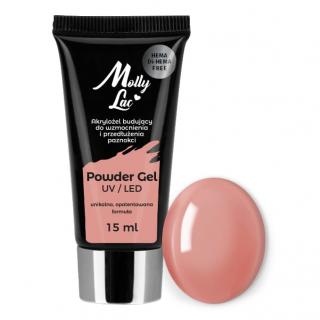 Molly Lac Akrylożel Powder Gel Budujący 15 ml - Nr 08 Pudding