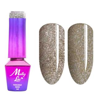 Molly Lac Flashing Lakier Hybrydowy 5 ml - Nr 610 Skin Lights