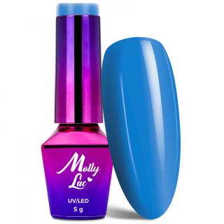 Molly Lac Lakier Hybrydowy 5 ml - Nr 013 Blue Lagoon