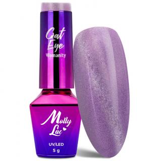 Molly Lac Lakier Hybrydowy Cat Eye 5 ml - Nr 442 Miss Violet