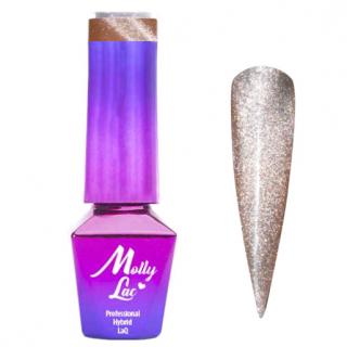 Molly Lac Lakier Hybrydowy Cat Eye 5 ml - Nr 445 Wood