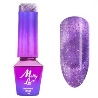 Molly Lac Lakier Hybrydowy Cat Eye 5 ml - Nr 552 Purple Light