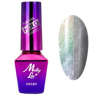 Molly Lac Lakier Hybrydowy Flashing Holo In Bottle 8 g