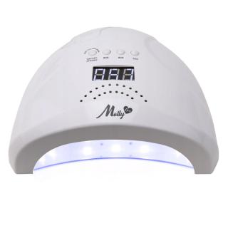 Molly Lac Lampa Do Paznokci MollyLux 1s Dual UV/LED 48W - Biała