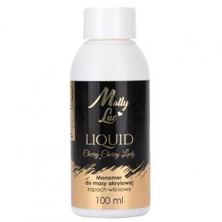 Molly Lac Liquid Monomer Do Akrylu Cherry Cherry Lady 100 ml - Wiśniowy