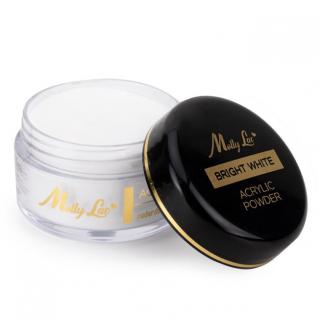 Molly Lac Puder Akrylowy Do Paznokci 15 g - Bright White