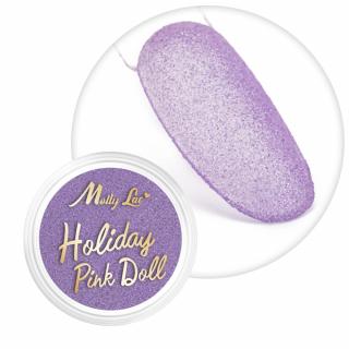 Molly Lac Pyłek Do Paznokci Holiday Pink Doll 1 g - Nr 1