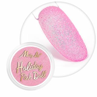 Molly Lac Pyłek Do Paznokci Holiday Pink Doll 1 g - Nr 2