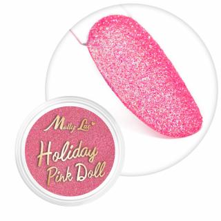 Molly Lac Pyłek Do Paznokci Holiday Pink Doll 1 g - Nr 3