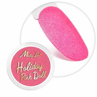 Molly Lac Pyłek Do Paznokci Holiday Pink Doll 1 g - Nr 6