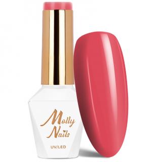 Molly Nails Lakier Hybrydowy 8 g - Nr 193 Dark Raspberry