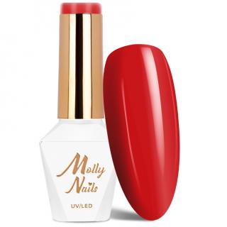 Molly Nails Lakier Hybrydowy 8 g - Nr 196 Ruby Ring