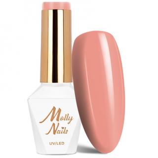 Molly Nails Lakier Hybrydowy 8 g - Nr 525 Peachy Beige