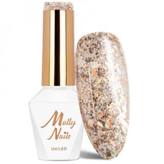 Molly Nails Lakier Hybrydowy 8 g - Nr 535 Lady In Gold
