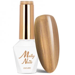 Molly Nails Lakier Hybrydowy 8 g - Nr 620 Golden Gift