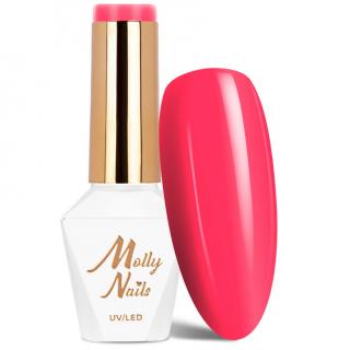 Molly Nails Lakier Hybrydowy 8 g - Nr 722 Pink Gerbera