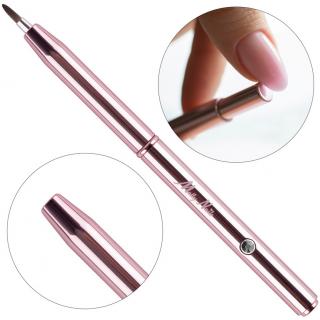 Molly Nails Pędzelek Do Zdobień Automatyczny Rose Gold - Nr 7 Round Art