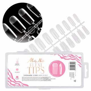 Molly Nails Tipsy Do Przedłużania Paznokci Flexi Tips - Kwadrat 240 szt