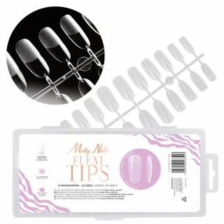 Molly Nails Tipsy Do Przedłużania Paznokci Flexi Tips - Oval 240 szt