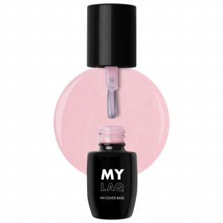 MYLAQ Baza Hybrydowa 5 ml - My Cover Base Shining Pink