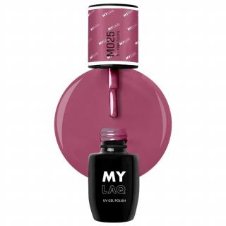 MYLAQ Lakier Hybrydowy 5 ml - M025 My Pink Tulips