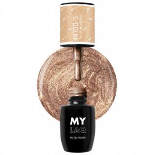 MYLAQ Lakier Hybrydowy 5 ml - M100-3 My Sparkling Star